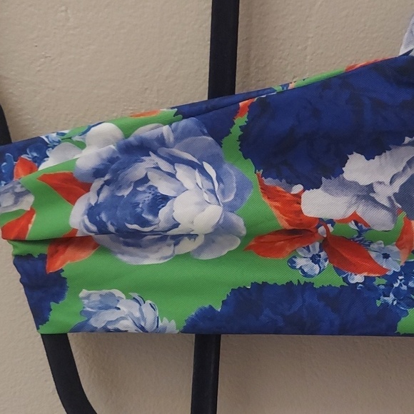 ZARA One Sleeve Floral Asymmetric Bodysuit - Picture 6 of 14